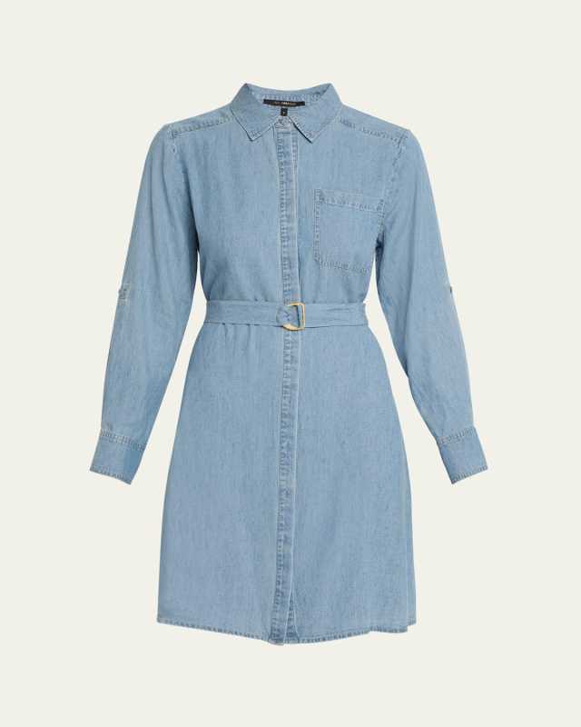 Tosia Belted Denim Shirtdress
